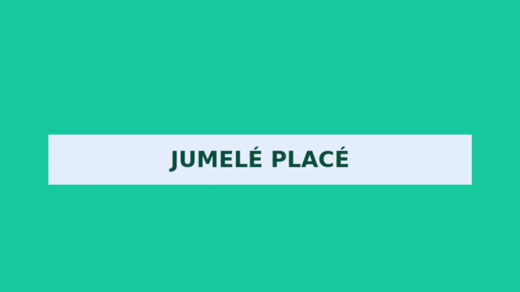 Jumelé placé et 2 4